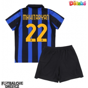 Inter Milan Henrikh Mkhitaryan #22 Dětské Domácí dres komplet 2026-27 Krátký Rukáv (+ trenýrky)